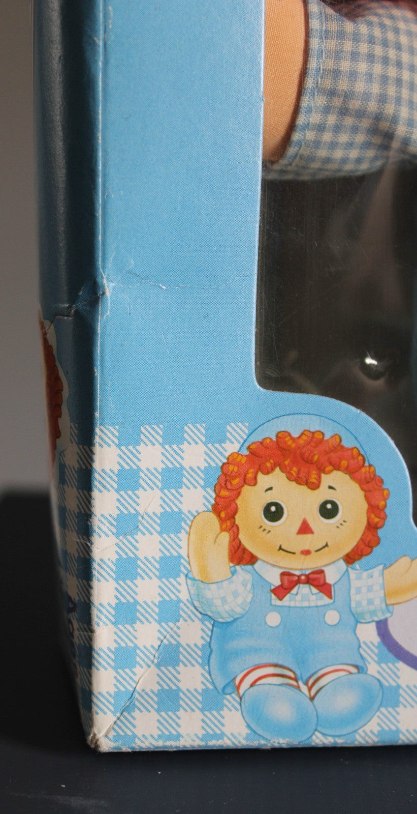 1989 Baby Raggedy Andy The Original Doll With a Heart Playskool 8 Inch Doll