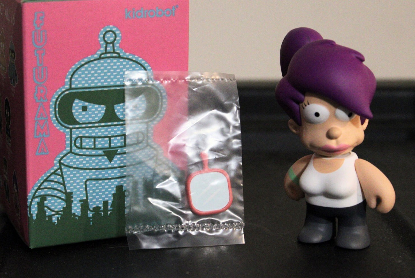2 Eyed Leela Futurama Kidrobot Good News Everyone Series 3" Mystery Vinyl Figure