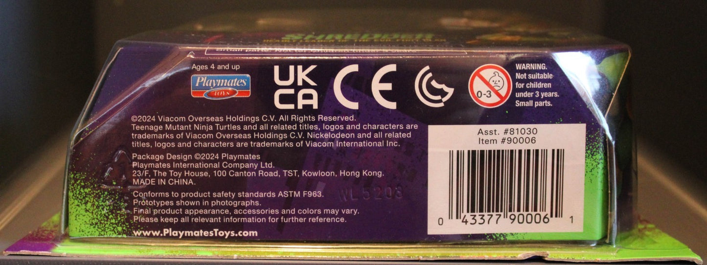 Teenage Mutant Ninja Turtles 2012 Shredder 4.5" Figure 2024 (Slight Pack Issue)