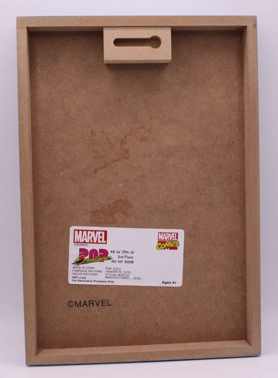 Marvel Captain America Wood Wall Decor Comics Art Premier Issue 100