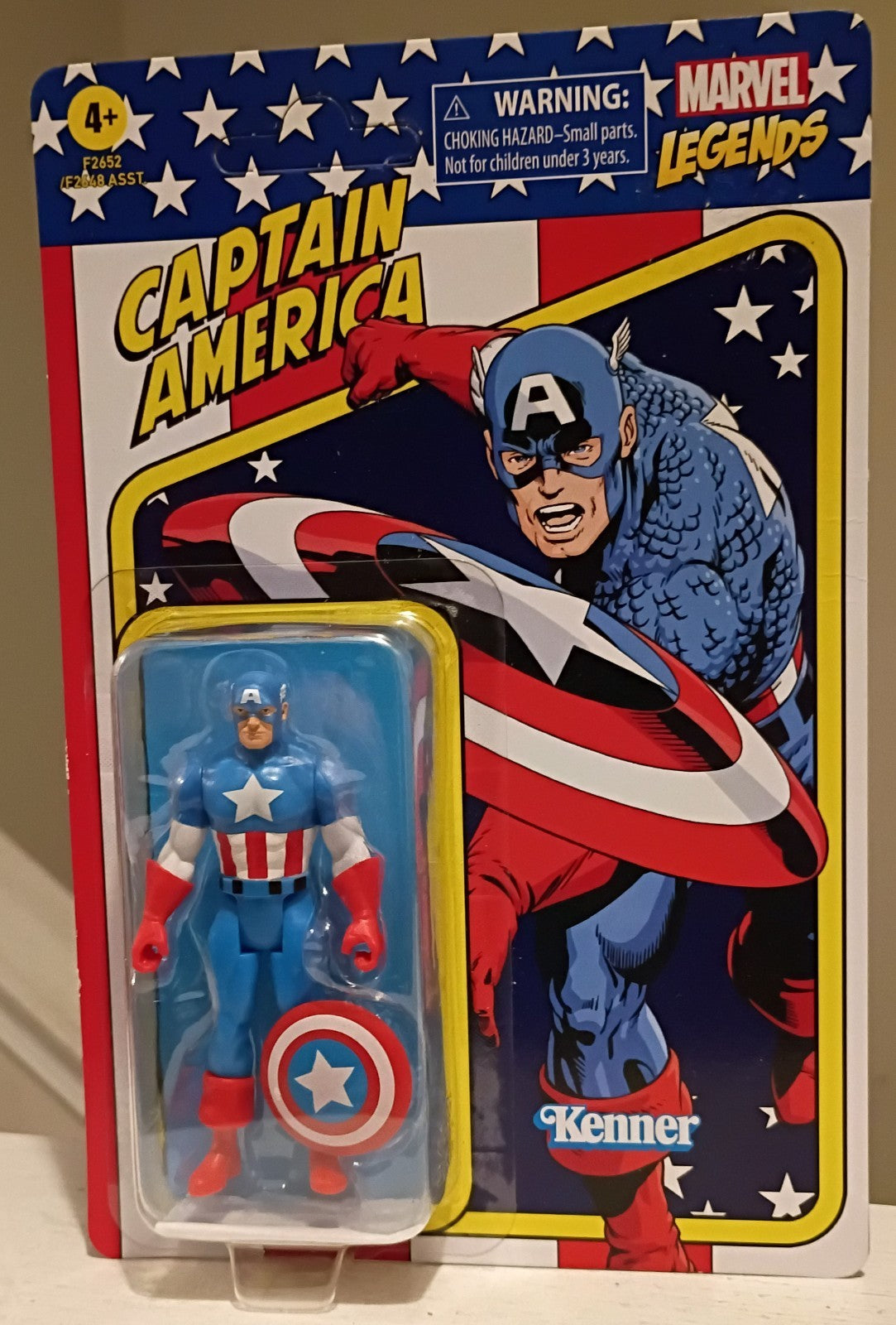 Lot of 3 Marvel Legends Retro Collection Captain America, Hulk, Firestar 3.75"