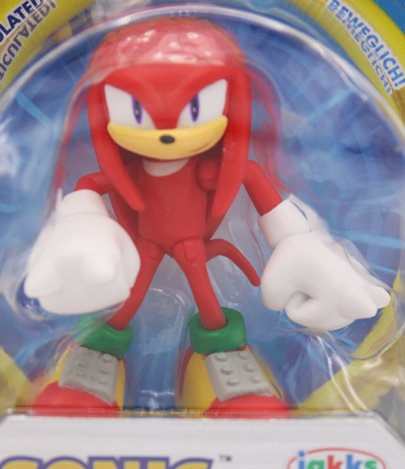 Jakks Pacific 2022 Sonic The Hedgehog Modern Knuckles 2.5 Inch Action Figure