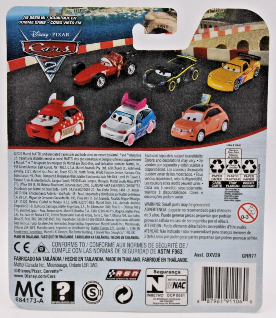 Disney Pixar Cars SUKI Metal Series Card 1:55 Scale