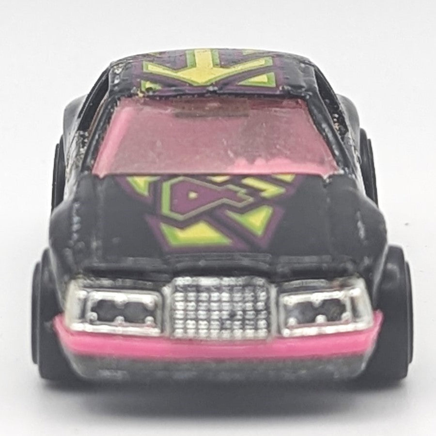 1993 Vintage Hot Wheels '81 Thunder Burner -Black & Pink Die-cast Toy #4
