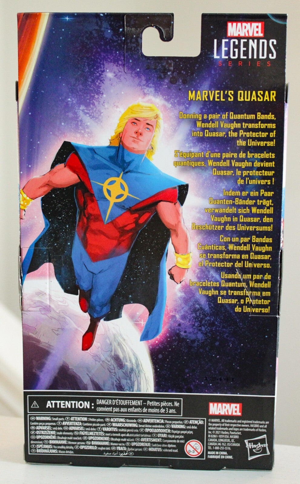 Marvel Legends Quasar Wendell Vaughn Comics Version 6 Inch Walgreens Exclusive