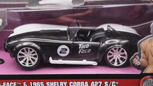 Jada Toys 1965 Shelby Cobra 427 S/C #2 w/ Two-Face Figure Batman 5 Inch 1:32