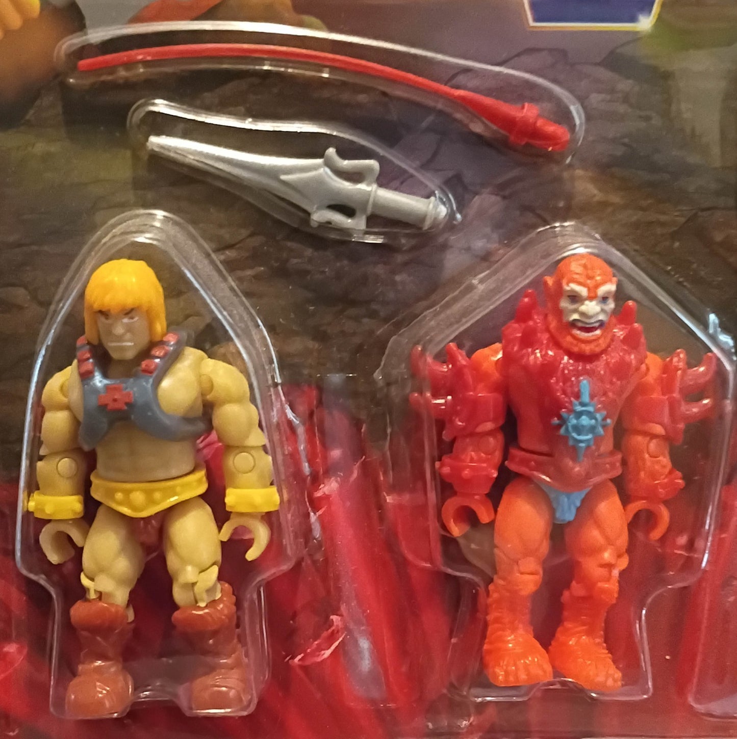 Masters Of the Universe He-Man Beast Man Trap Jaw Figures Skeletor Head MEGA CON