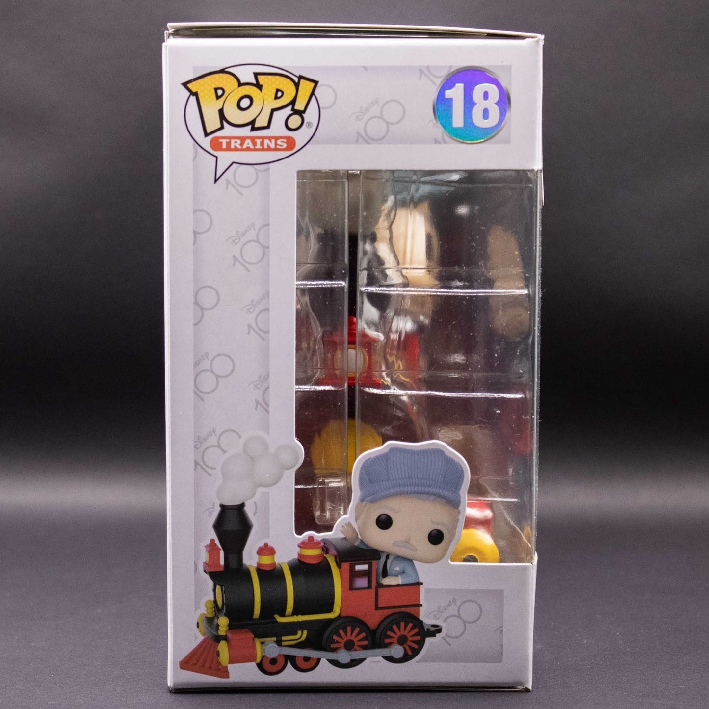 Funko Pop! Trains Disney 100 Walt Disney On Engine #18 Amazon Exclusive
