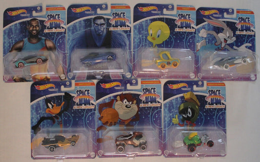 Hot Wheels Character Car Diecast Space Jam: A New Legacy Looney Tunes Full Set