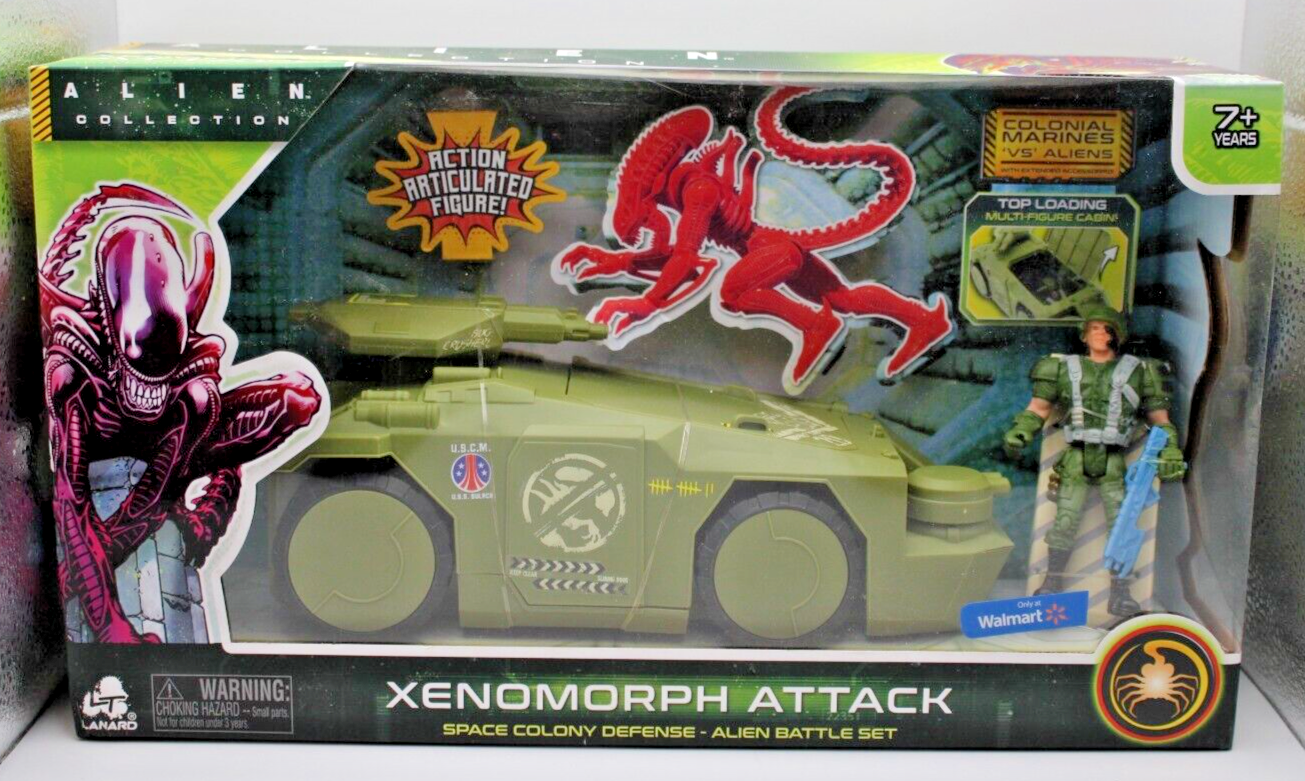 Alien Collection Xenomorph Attack Space Colony Defense Alien Battle Set New 2019