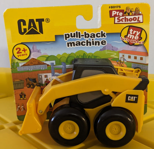 CAT Caterpillar Loader Construction Vehicle Pull Back & Go Machines