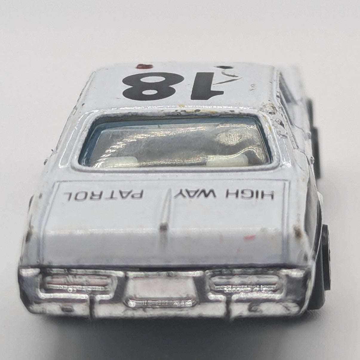 Vintage Yatming 1031 Dodge Monaco Sheriff #18 Highway Patrol Police 1/64 Diecast