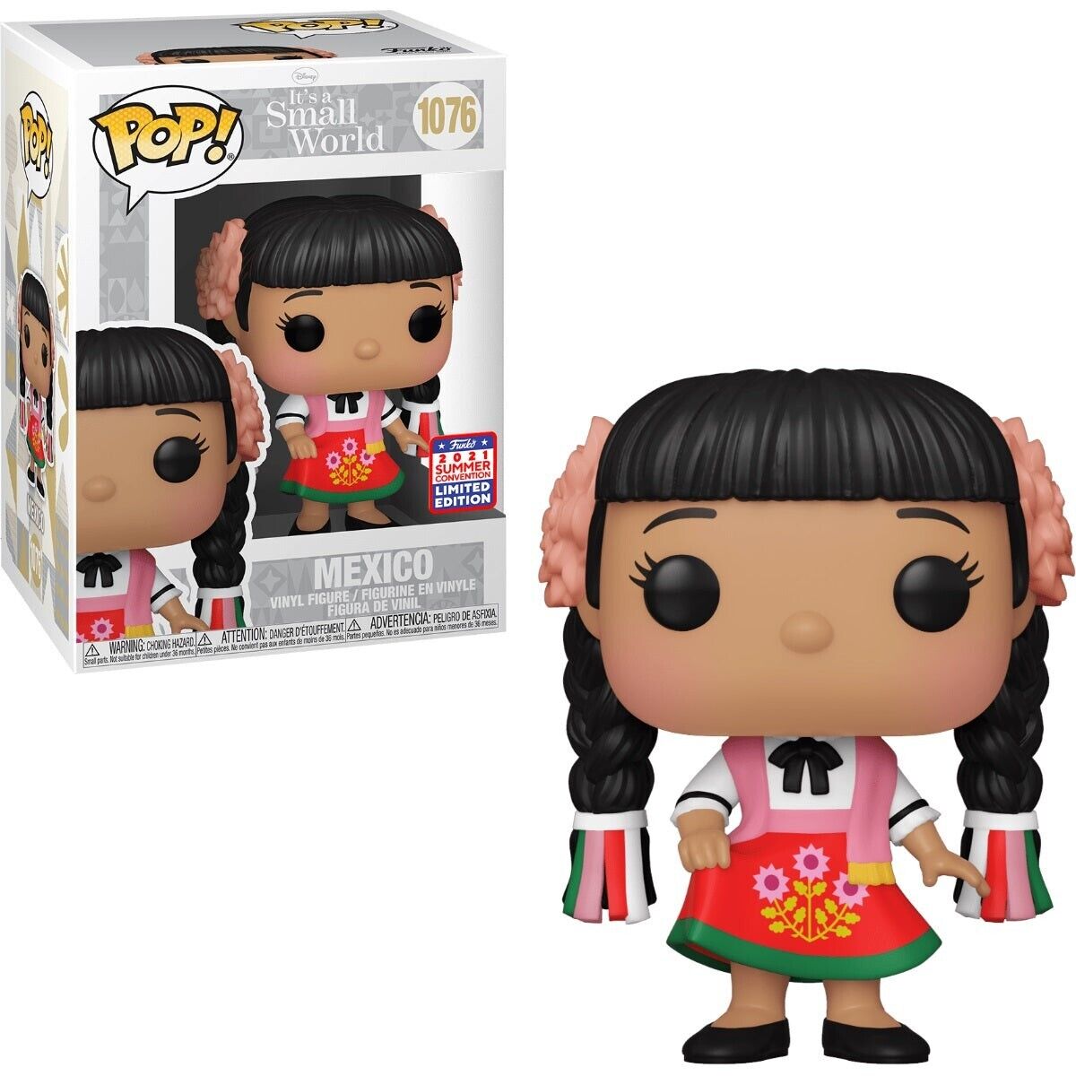 Funko Pop Its a Small World Mexico #1076 2021 Summer Convention Limited Edition