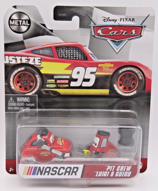 Pit Crew Luigi & Guido 1:55 Scale NASCAR Edition Cars 