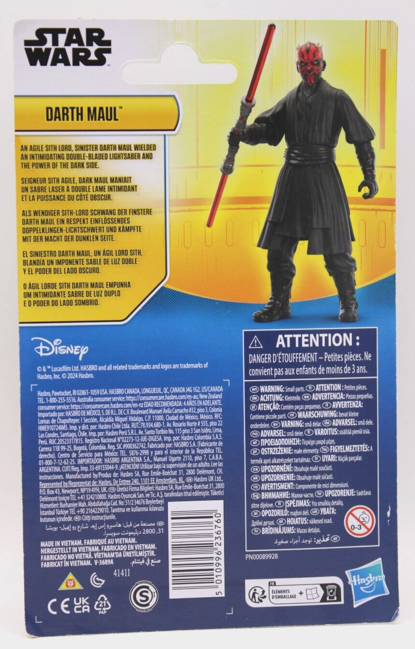 Disney Star Wars Darth Maul 4-Inch Action Figure & Accessory Collectible