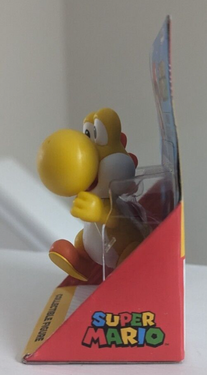 World of Nintendo Yellow Yoshi (Running) 2.5" Figure Checklane Packaging