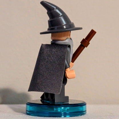 LEGO Dimensions Gandalf Minifigure Staff, Cape, & Disc - Opened for Verification