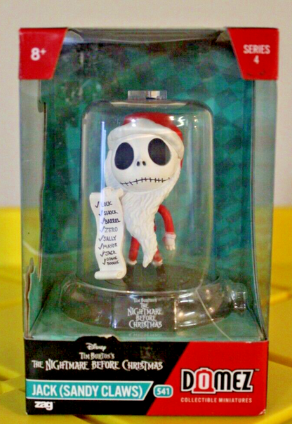 Domez The Nightmare Before Christmas- Jack Sandy Claws Series 4 Chase Figure MIB