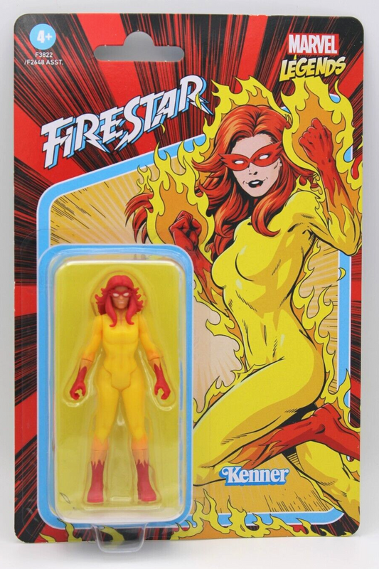 Kenner Marvel Legends Retro Collection Firestar 3.75 Inch Action Figure Hasbro