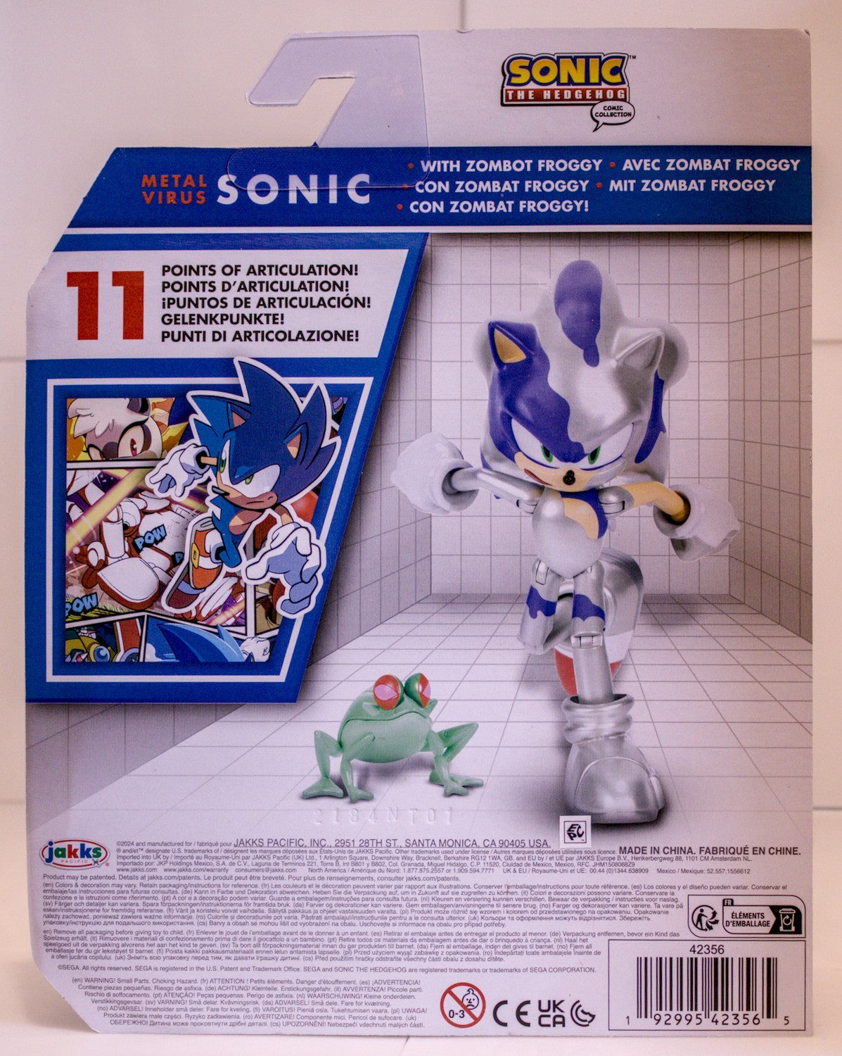 Sega - Metal Virus Sonic with Zombot Foggy - 4 Inch Action Figure Jakks Pacific