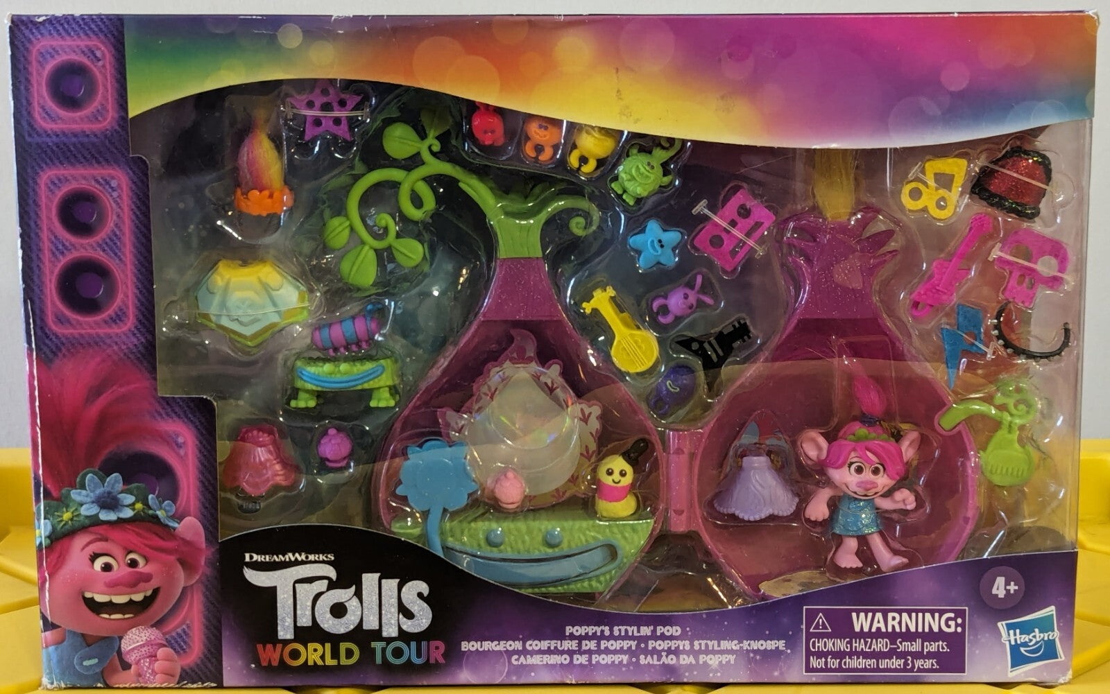 DreamWorks Trolls World Tour Poppy's Stylin' Pod with Poppy Figure Playset 