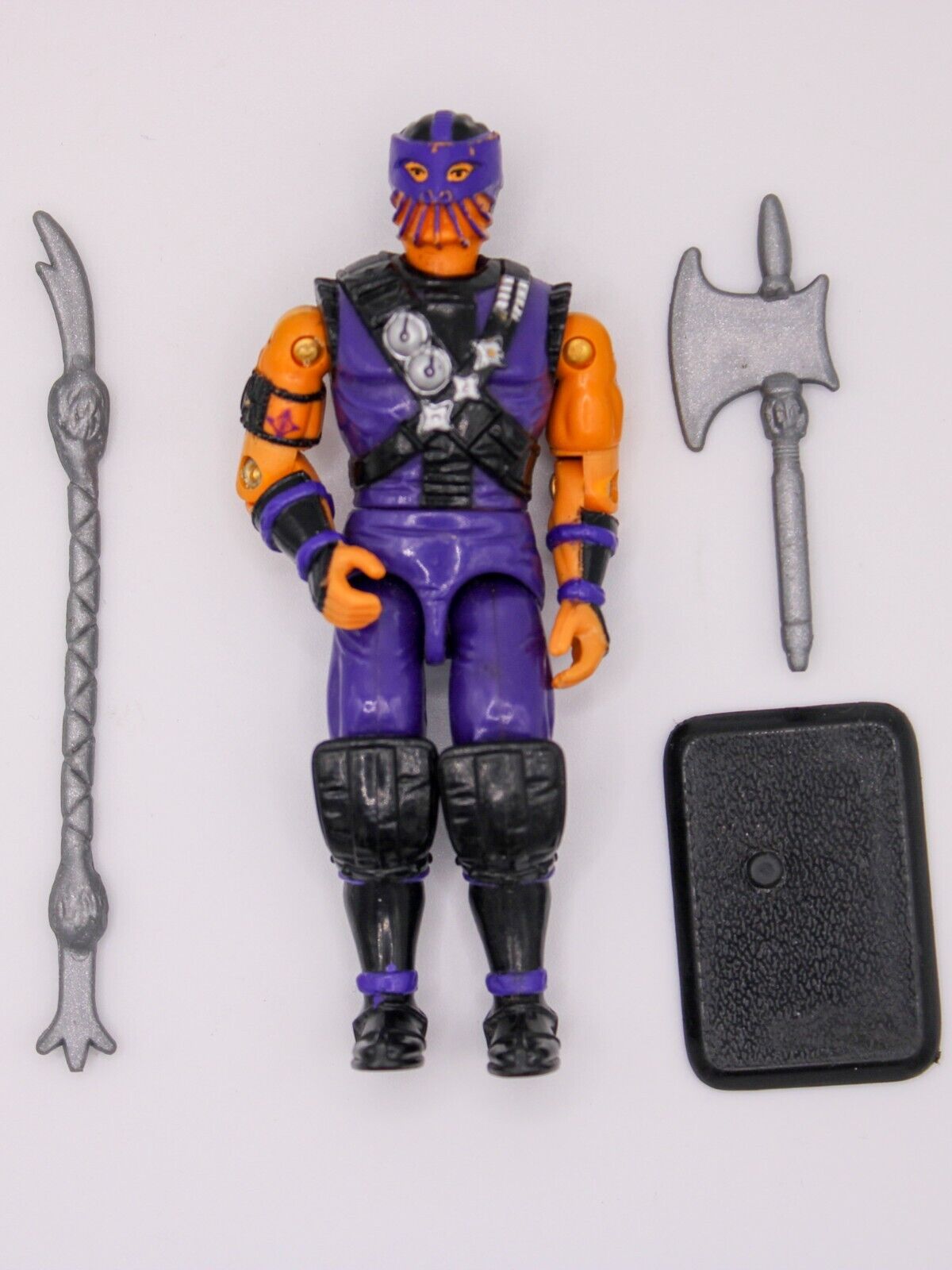 G.I. Joe Vintage 1992 Ninja Force Dice Action Figure ARAH 3.75 Inch Complete