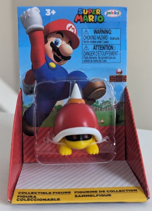 Super Mario 2.5 Inch Series Spike Top Figure Brand New Checklane Packaging