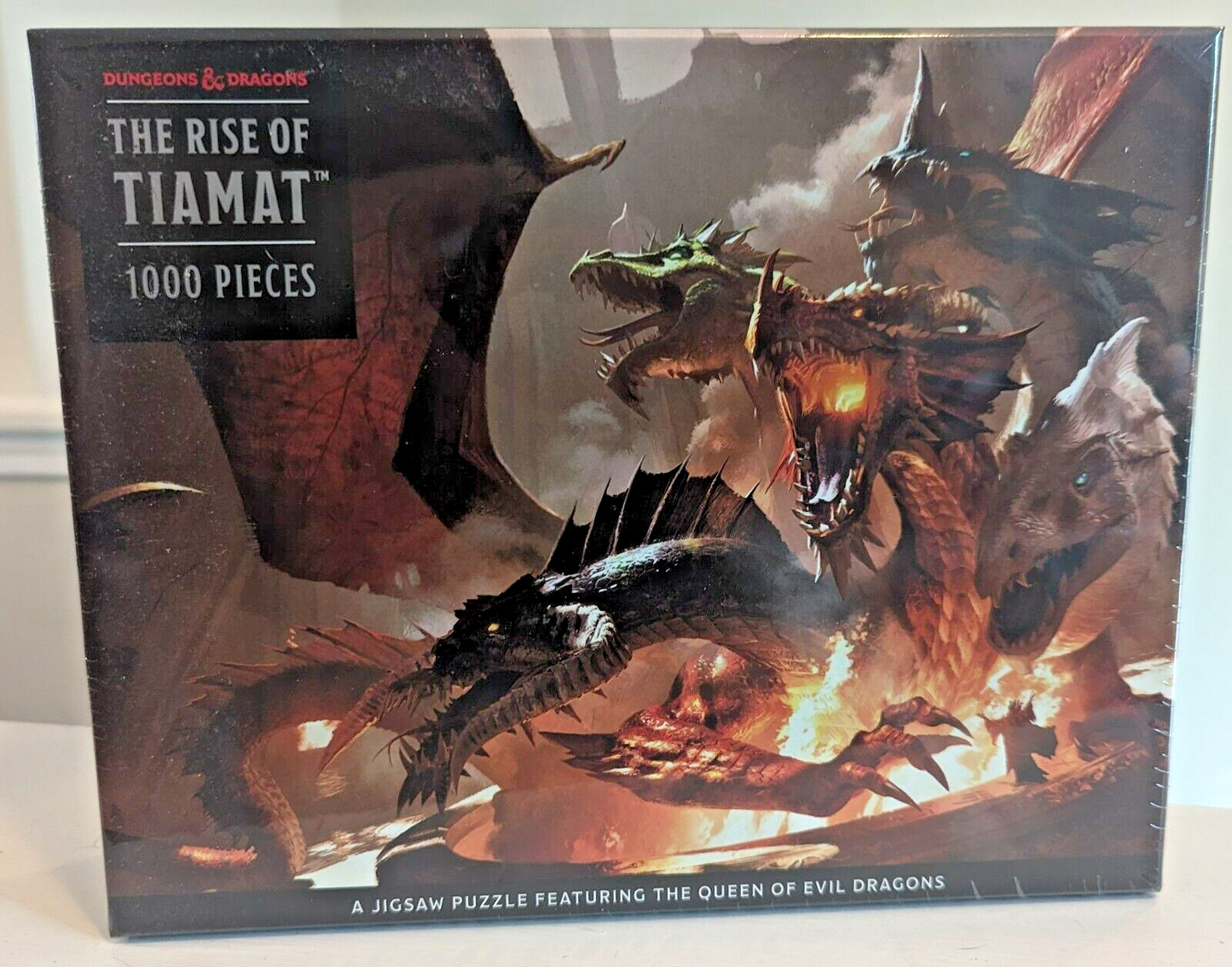 Dungeons & Dragons The Rise of Tiamat Dragon Jigsaw Puzzle 1,000 piece 27x20 New