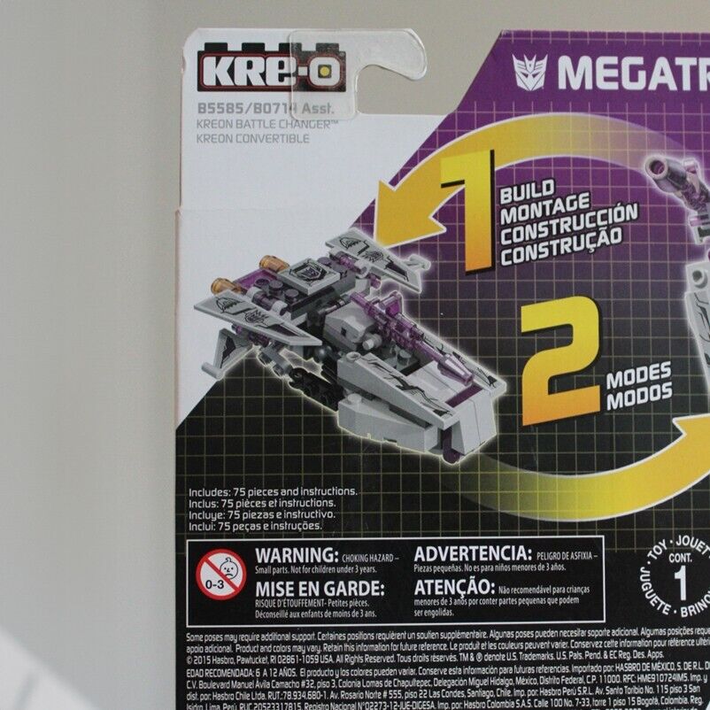 Transformers Megatron KRE-O Figure - Battle Changers Hasbro 80714  75 Pieces NEW