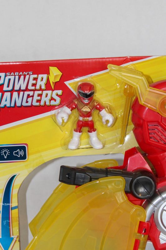 Power Rangers - Dragon Thunderzord & Red Ranger PlaySkool Heroes 14 Inch Figure