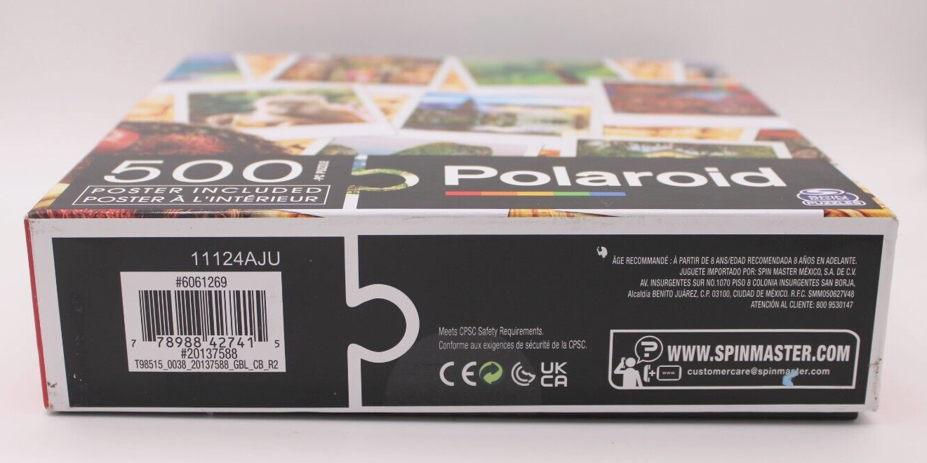 Spin Masters Polaroid "Bouncing Around Bali" - 500 Pcs Jigsaw Puzzle 24" x 18".