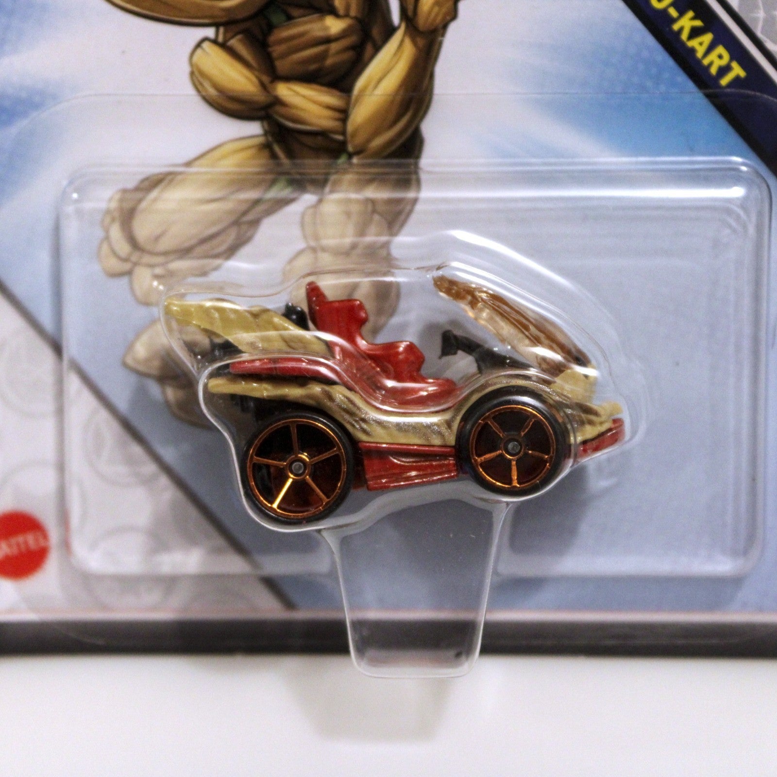 Hot Wheels Marvel Character Cars - Groot Go-Kart & Rocket Raccoon Comic Versions