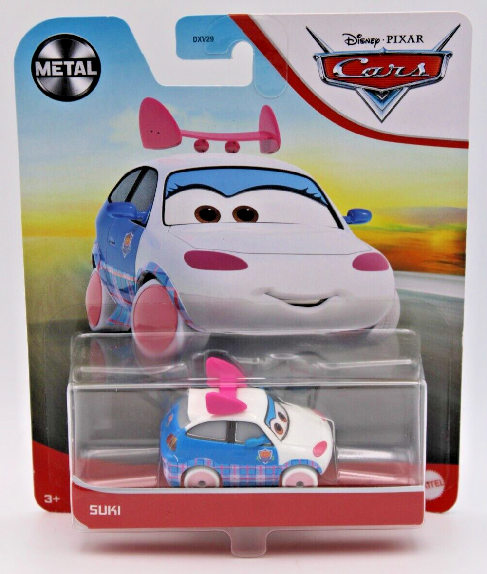 Disney Pixar Cars SUKI Metal Series Card 1:55 Scale