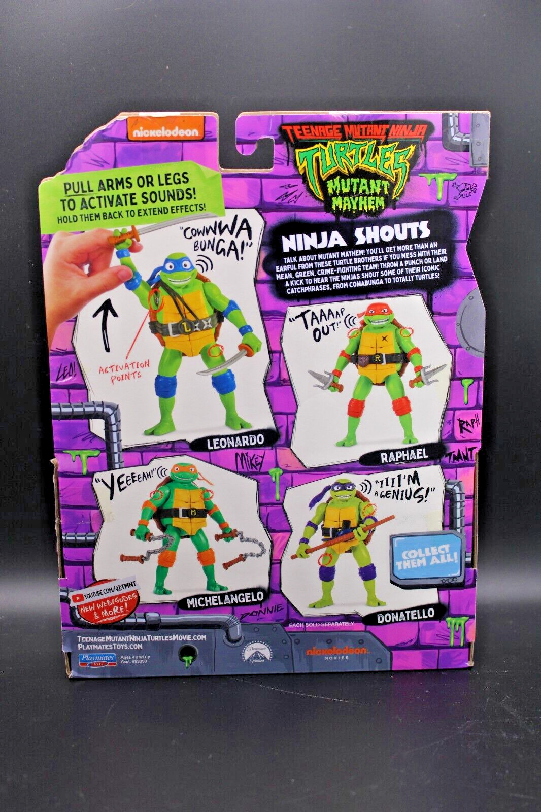 TMNT Teenage Mutant Ninja Turtles Mutant Mayhem Ninja Shouts Raphael