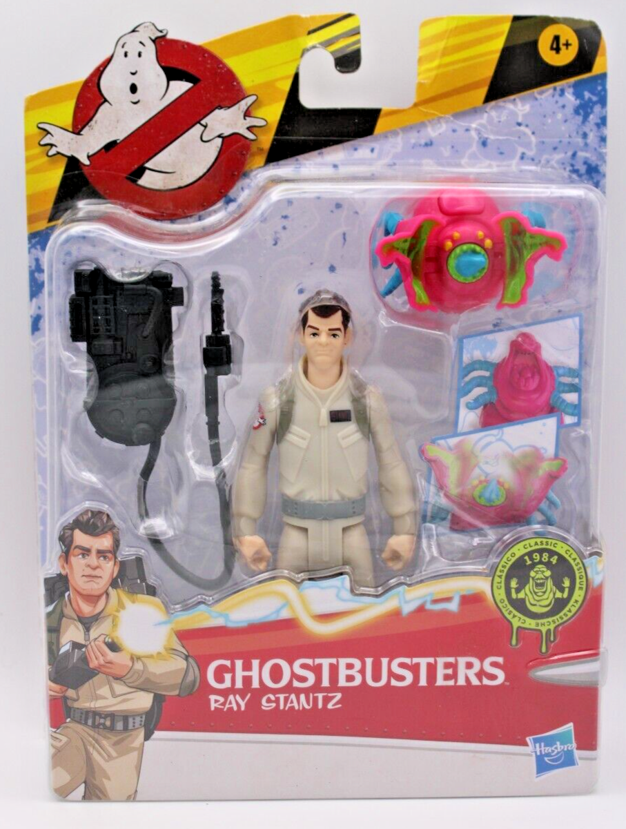 Hasbro Ghostbusters 1984 Ray Stantz Action Figure w Interactive Ghost- Shelfwear