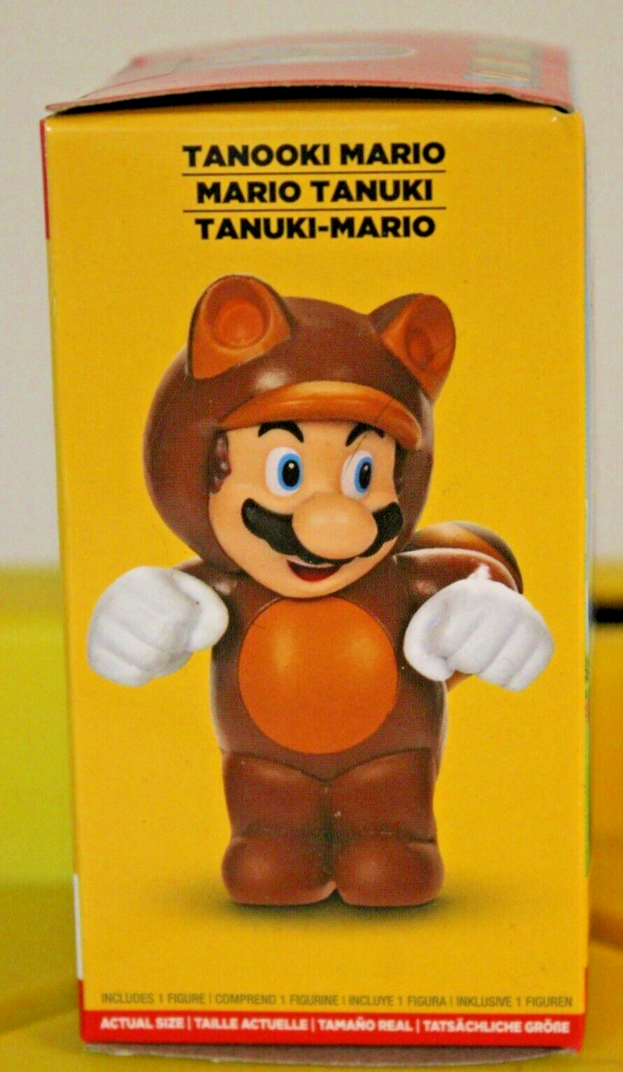 Jakks Pacific Nintendo Super Mario Tanooki Mario 2.5 Inch Figure MIB