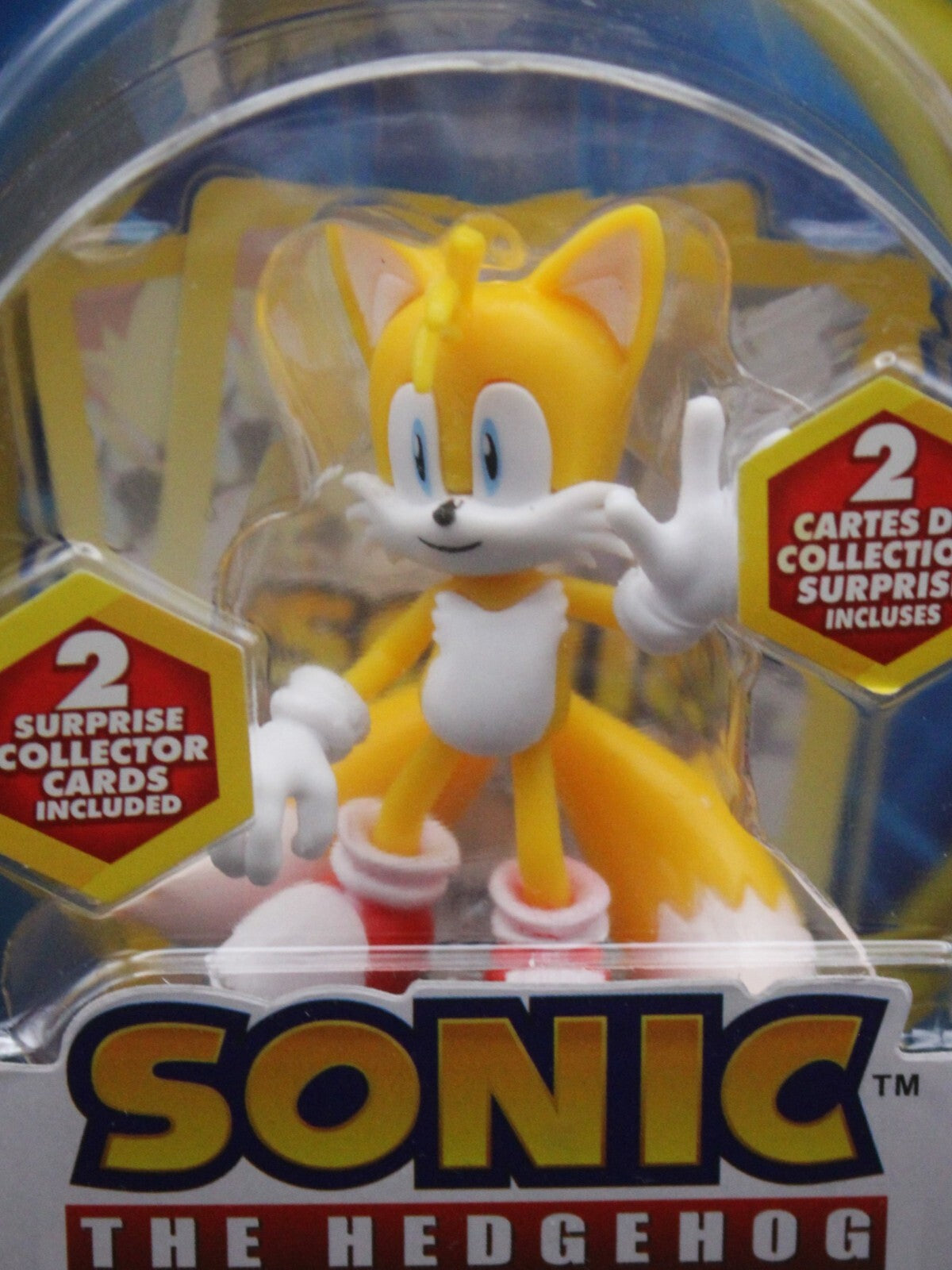 Sega Sonic The Hedgehog Tails Action Figure & 2 Collector Cards (Rough Package)