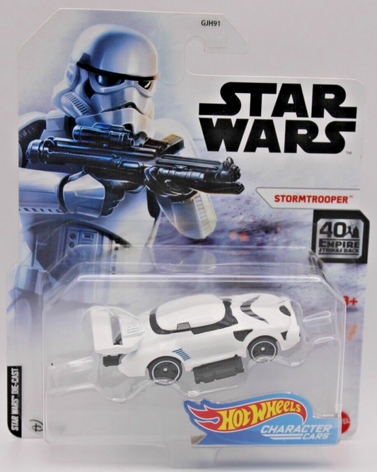 Star Wars Empire Strikes Back 40th Stormtrooper (2019) Hot Wheels Character Cars