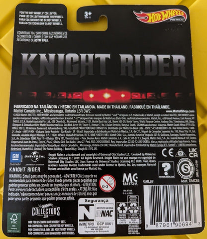 Hot Wheels Knight Rider K.I.T.T. Standard, Super Pursuit Mode, Concept Set of 4