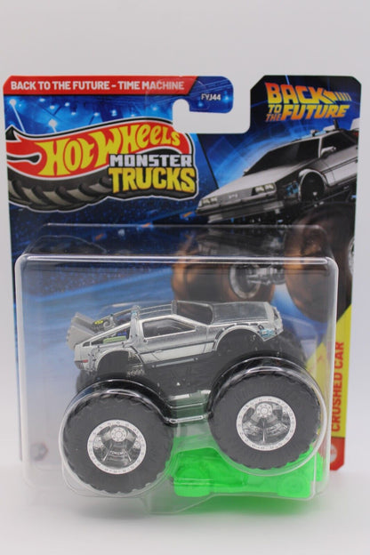 Hot Wheels Monster Trucks DeLorean Back to the Future Time Machine 2025