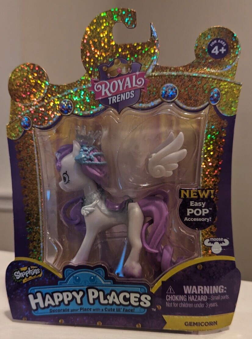 Gemicorn Shopkins Happy Places Royal Trends Figure - Brand New