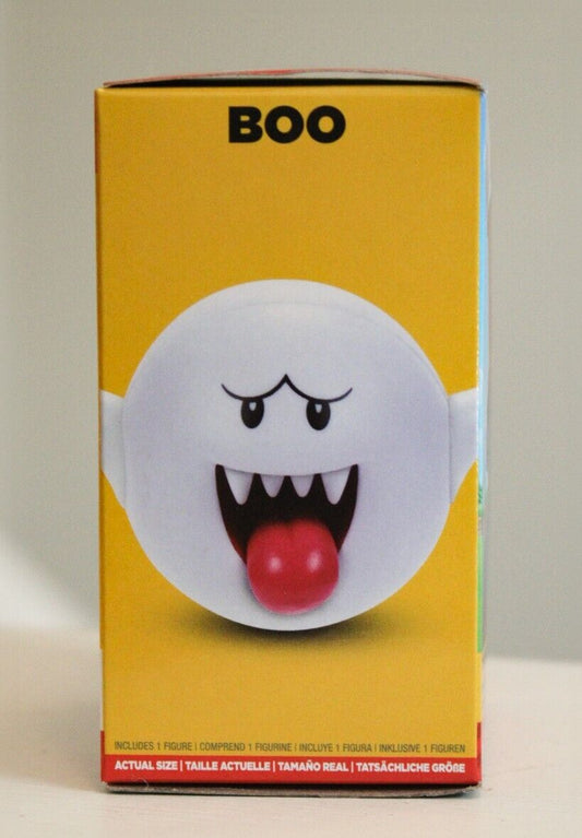 Super Mario World Boo Ghost 2.5 Inch Figure Jakks Pacific Nintendo (Mint In Box)