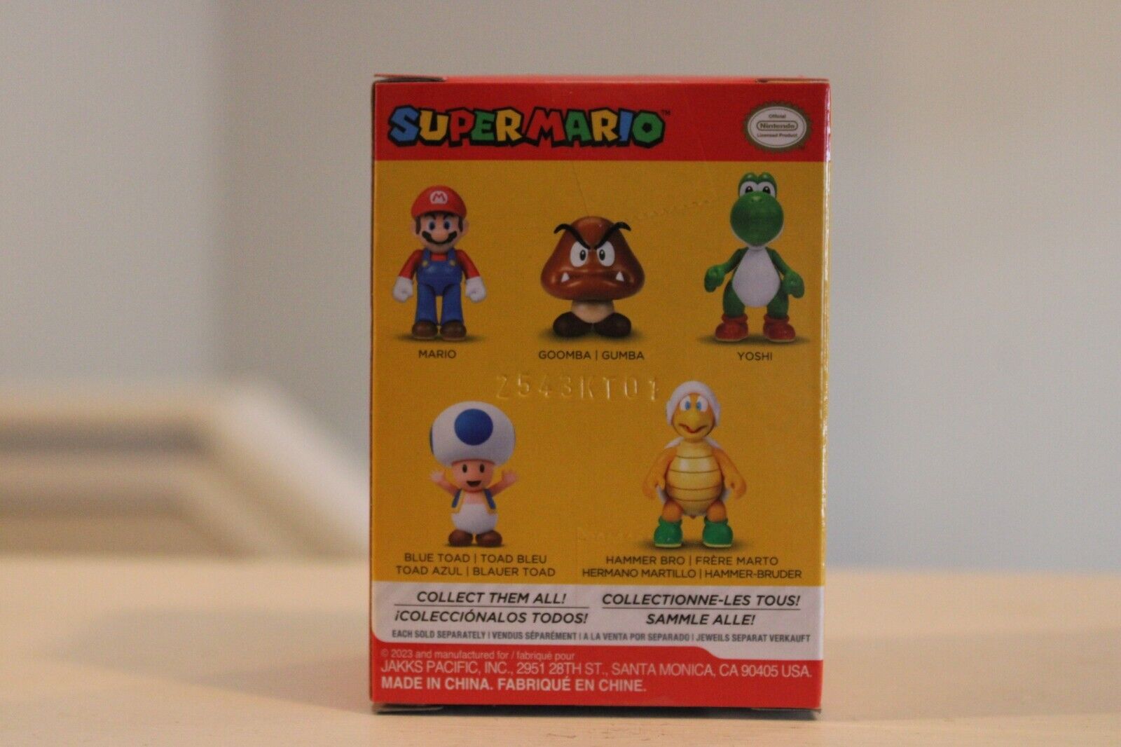 Jakks Pacific Super Mario Collectibles 2.5 Inch Goomba  Figure in Box