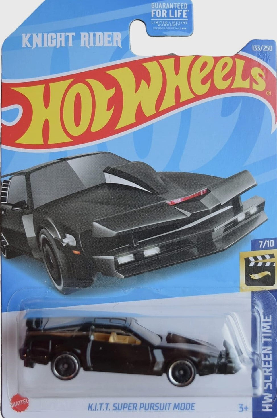 Knight Rider K.I.T.T. Super Pursuit Mode Screen Time 7/10 Hot Wheels 133/250