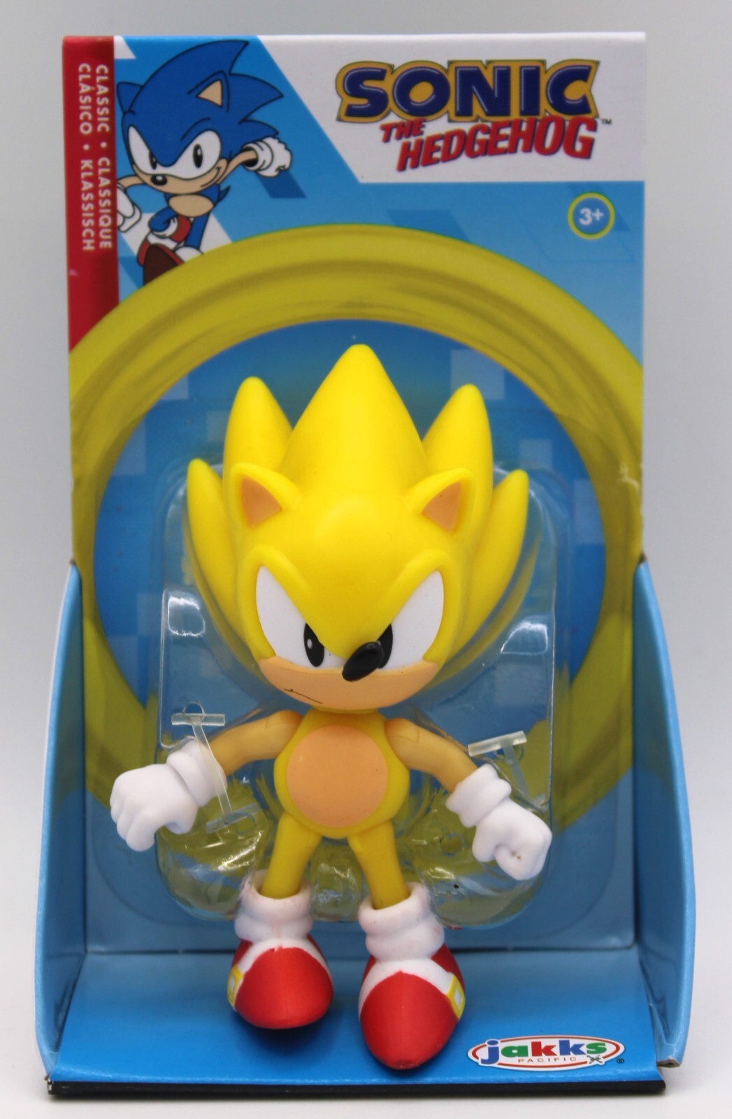 Sonic Hedgehog Classic Super Sonic 2.5 Inch Scale Action Figure Jakks Pacific