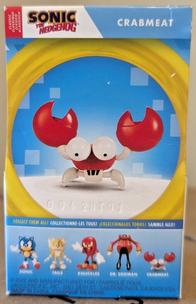 Jakks Pacific Sonic the Hedgehog Crabmeat 2.5 Inch Mini Figure