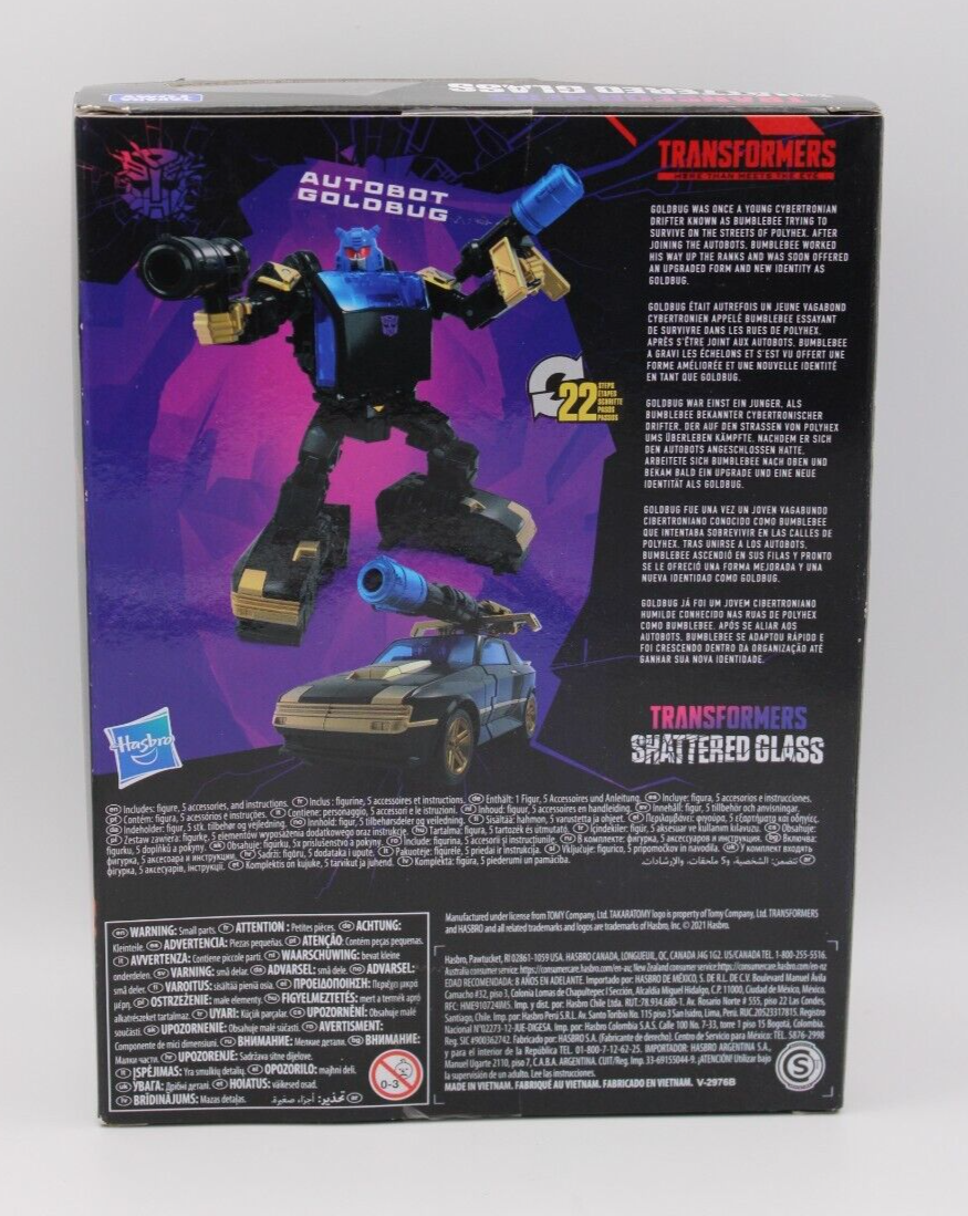 Transformers Shattered Glass Goldbug Figure With IDW/Hasbro Exclusive Comic