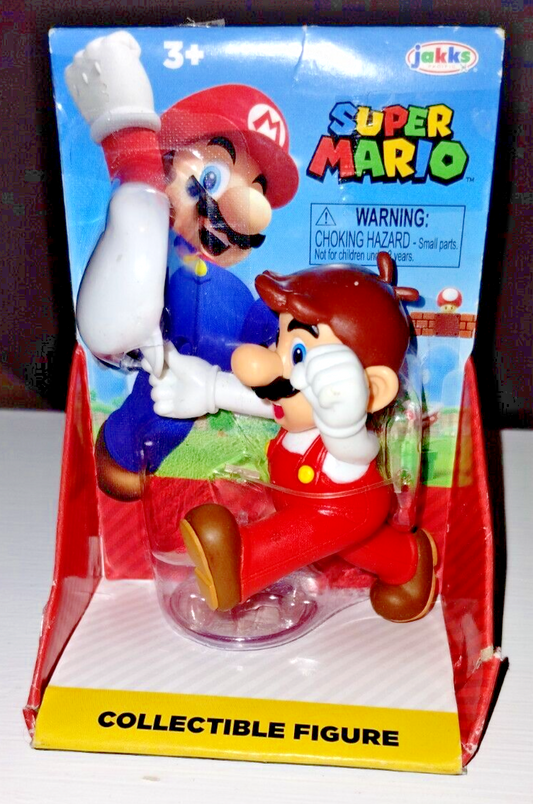 Super Mario 2.5" Figure Tipping Hat Fire Mario (Checklane Packaging)