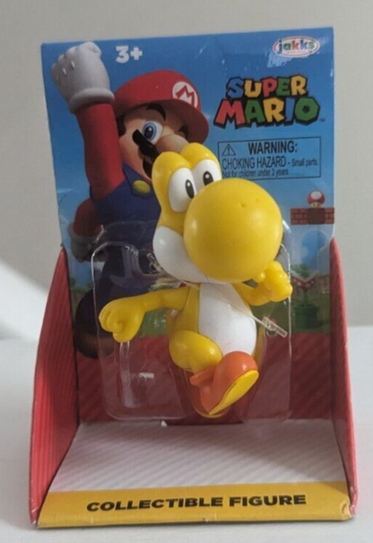 World of Nintendo Yellow Yoshi (Running) 2.5" Figure Checklane Packaging