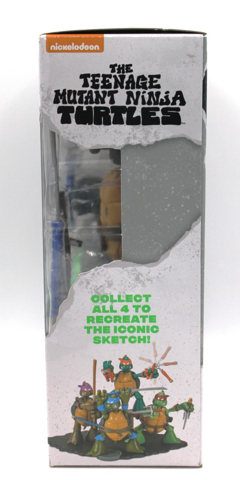 40 Years of Teenage Mutant Ninja Turtles Original Sketch Set of 4 Action Figures